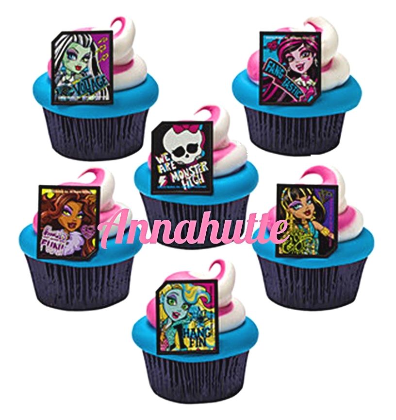 Monster High Cupcake Toppers Monster High Cupcake Toppers