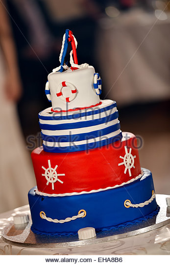 Navy Birthday Cake