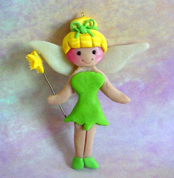 Polymer Clay Tinkerbell Polymer Clay Tinkerbell