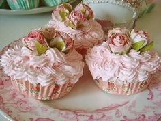 Pretty Pink Cupcakes