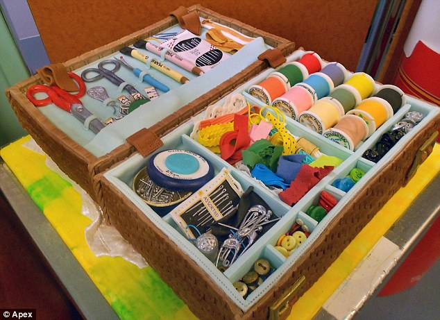 Sewing Box Birthday Cake Sewing Box Birthday Cake