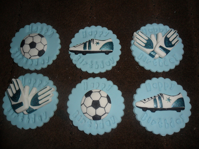 Sports Fondant Cupcake Toppers Sports Fondant Cupcake Toppers