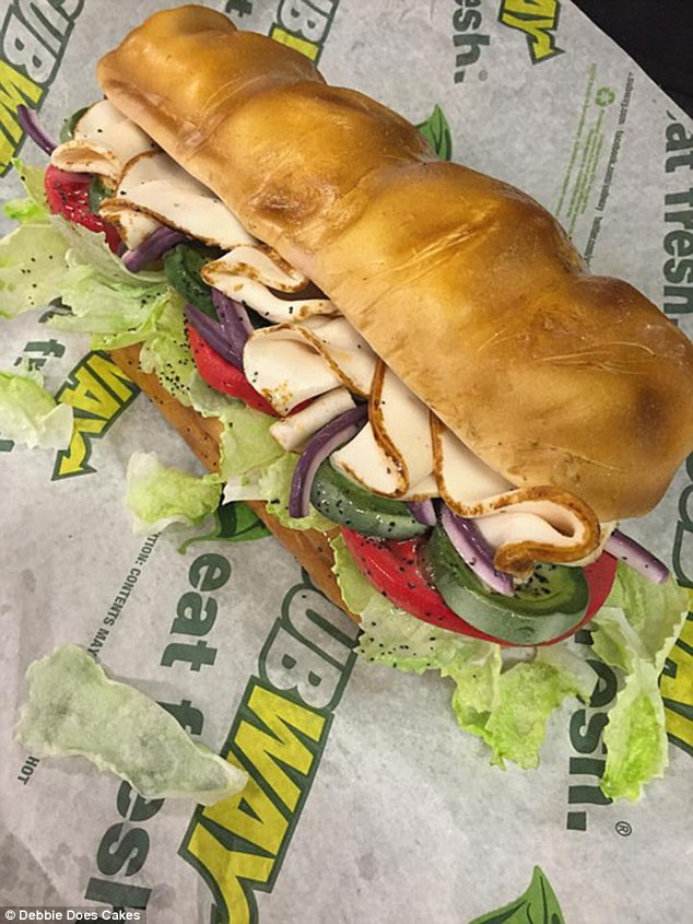 Subway Sandwich Cake Subway Sandwich Cake