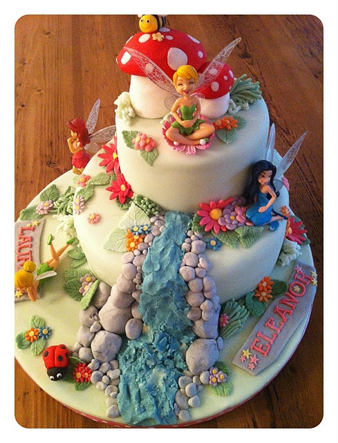 Tinkerbell Birthday Cake Tinkerbell Birthday Cake