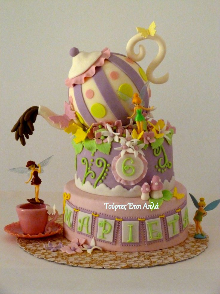 Tinkerbell Birthday Cake Tinkerbell Birthday Cake