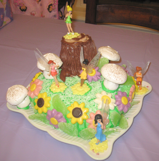 Tinkerbell Birthday Cake Tinkerbell Birthday Cake