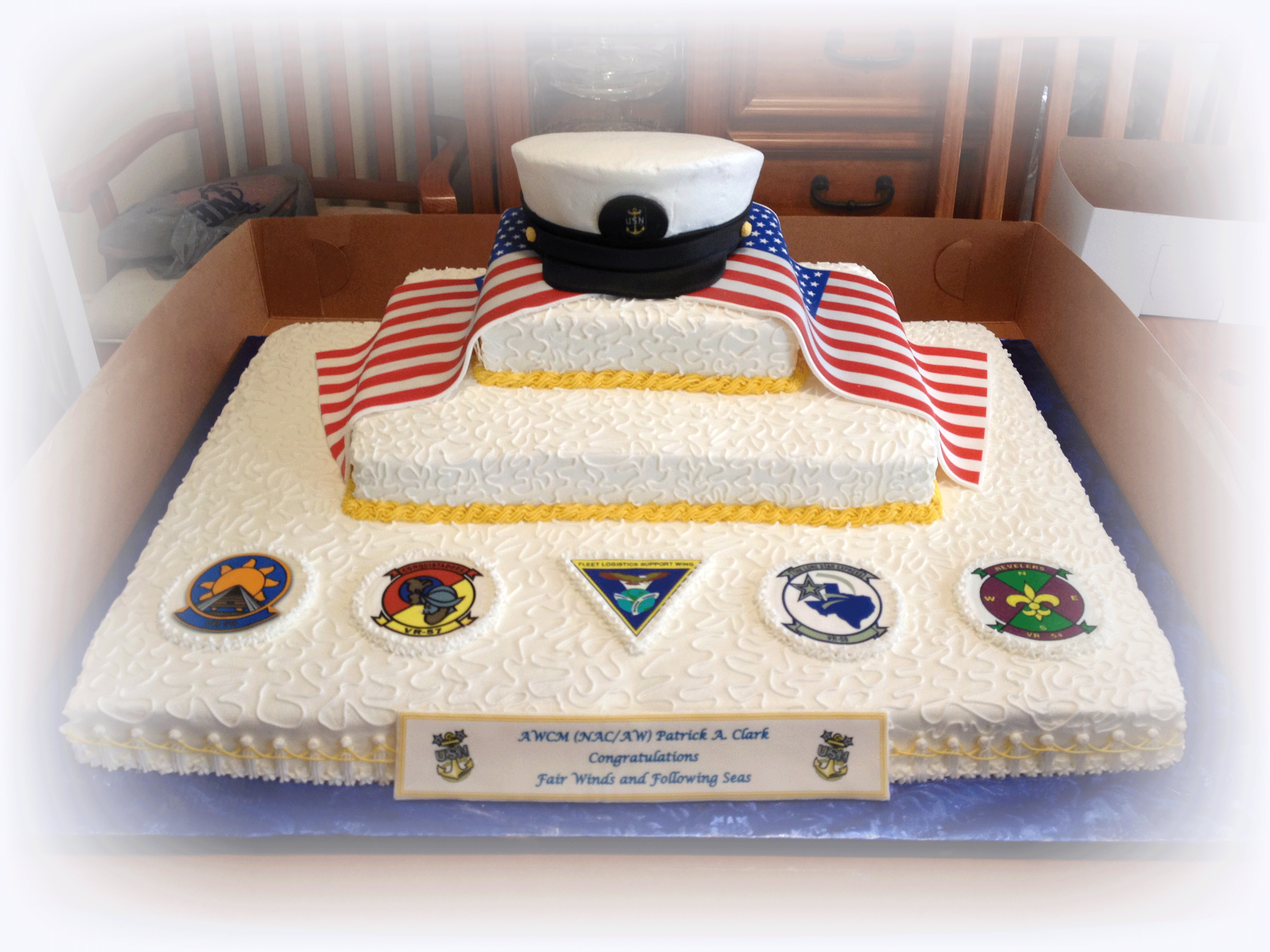 Us Navy Chief Retirement Cake
