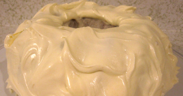 White Chocolate Bundt Cake with Icing