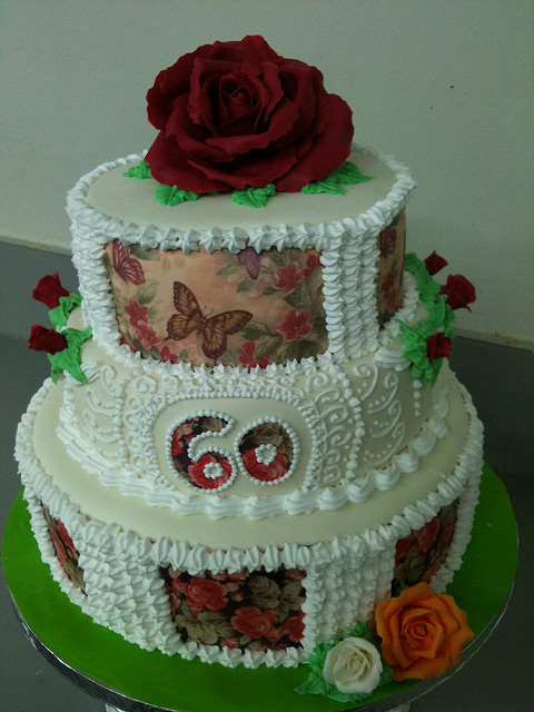 60th Wedding Anniversary Cake 60th Wedding Anniversary Cake