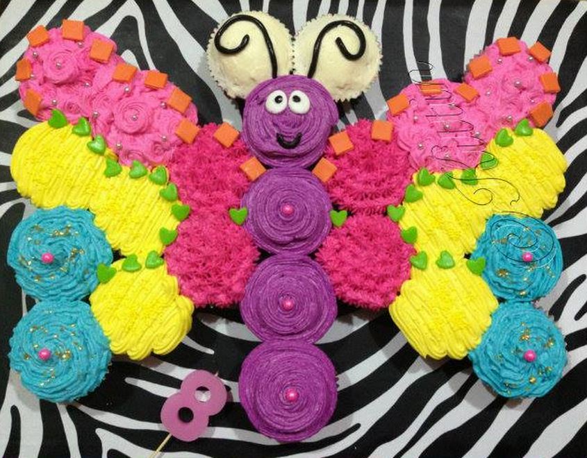 Apart Pull Butterfly Cupcake Cake Apart Pull Butterfly Cupcake Cake