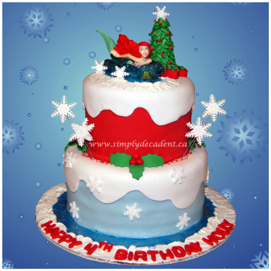 Ariel Little Mermaid Birthday Cake Ariel Little Mermaid Birthday Cake
