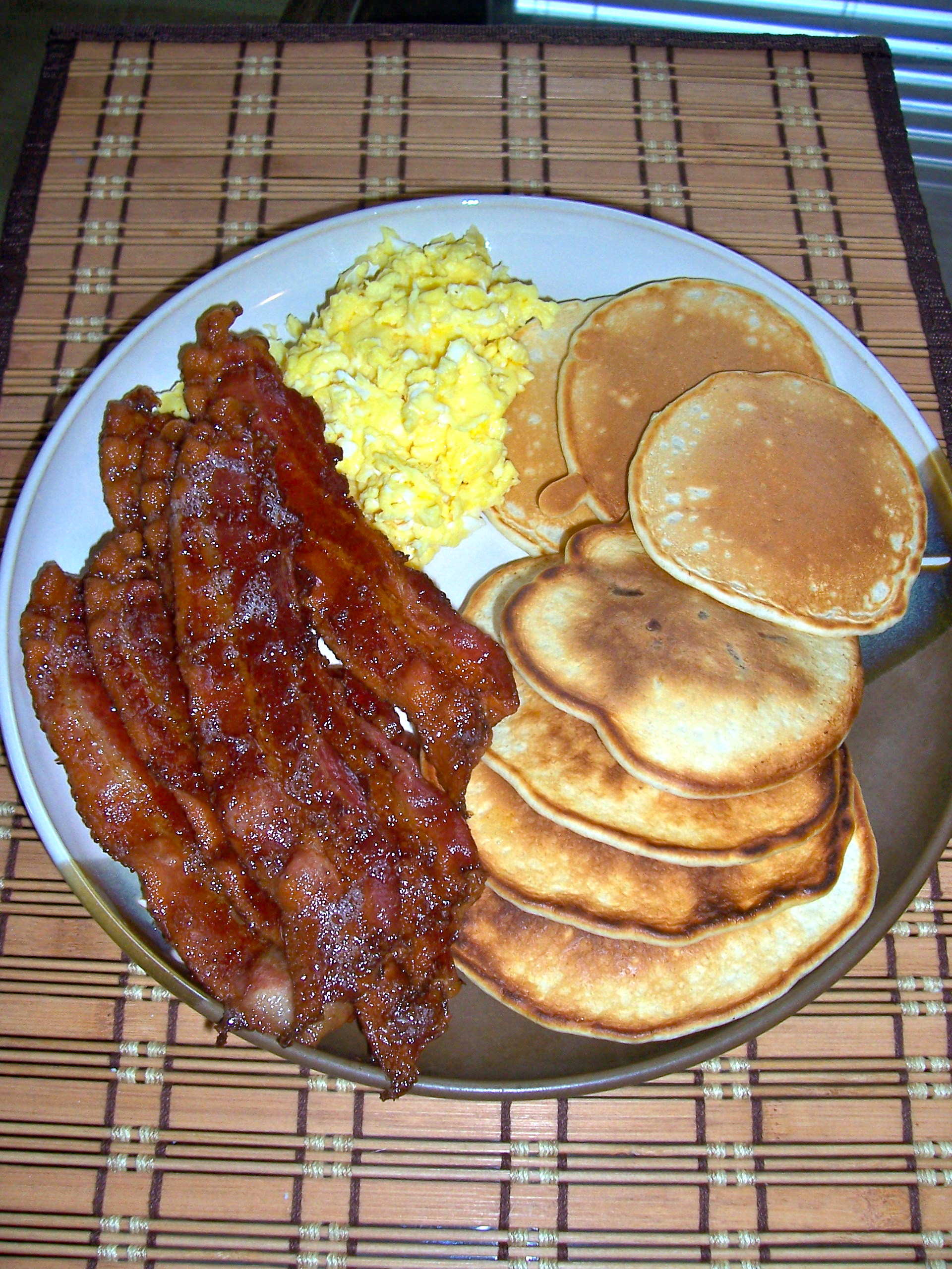 Bacon and Egg Pancake Bacon and Egg Pancake