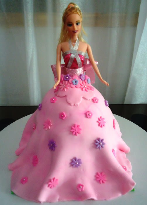 Barbie Doll Cake Fondant Barbie Doll Cake Fondant