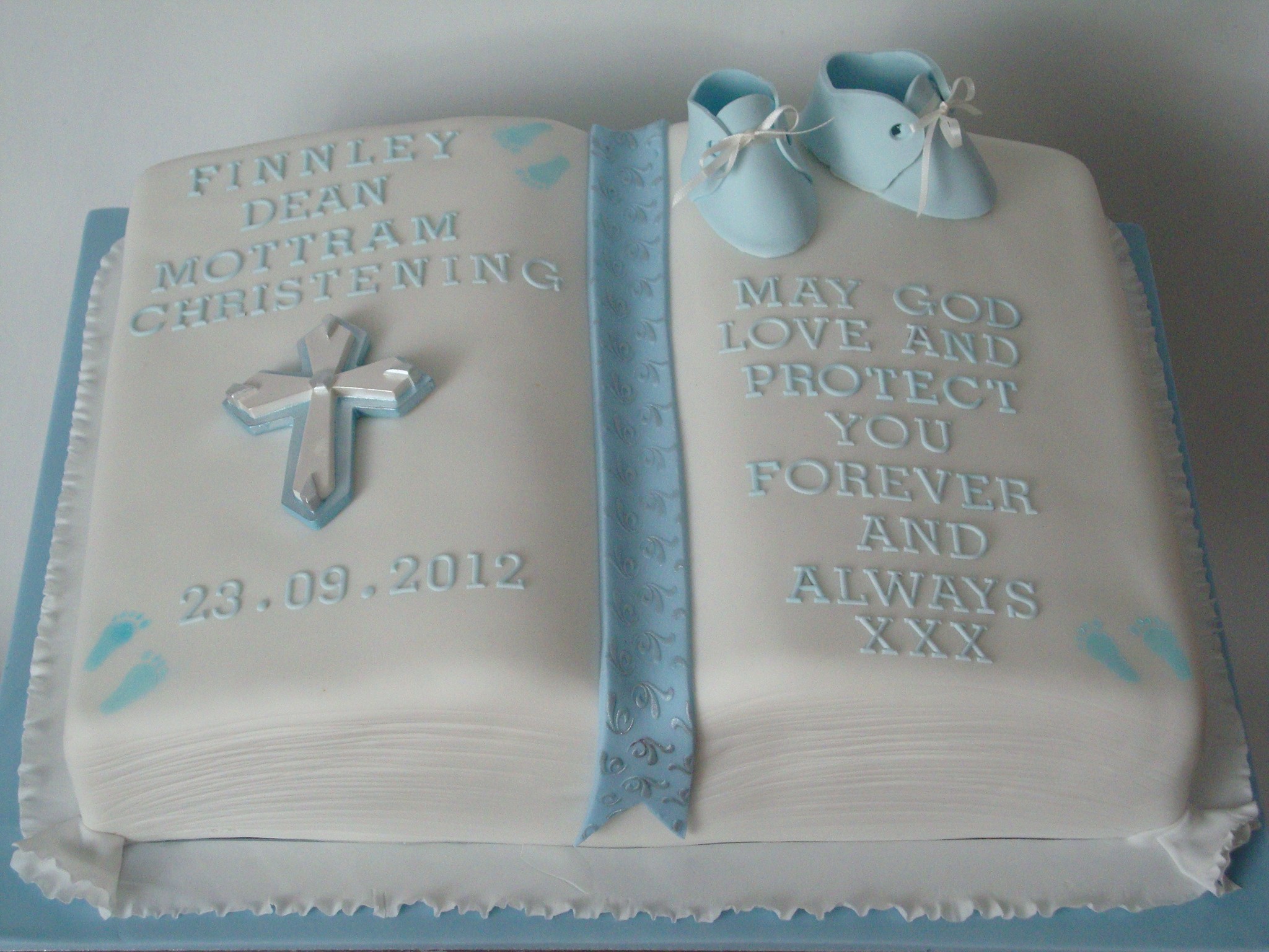 Bible Cake Baptism Boy Bible Cake Baptism Boy
