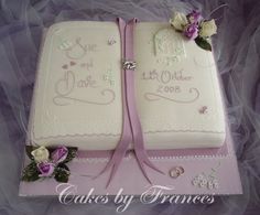 Bible Open Book Cake Bible Open Book Cake