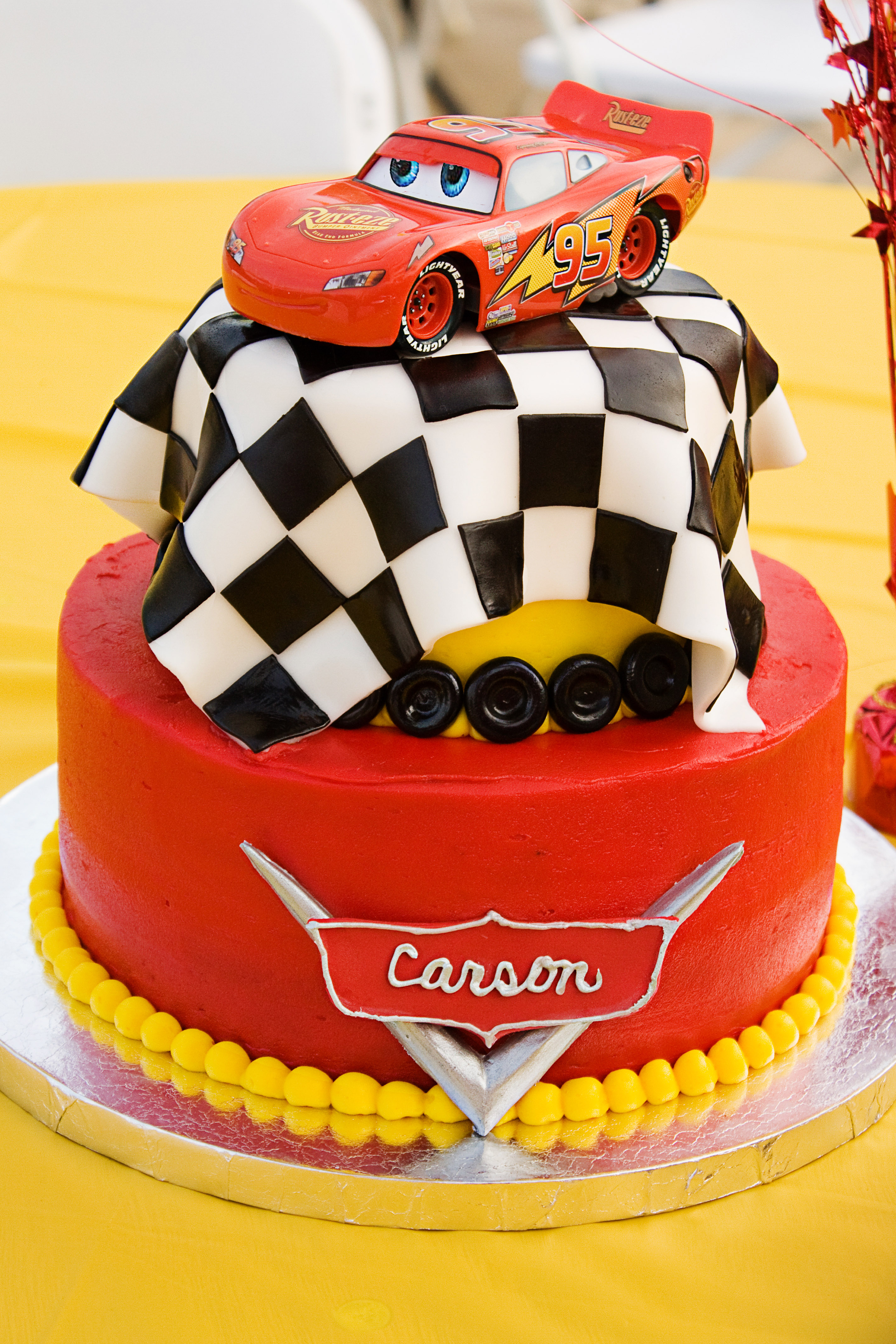 happy birthday cake car