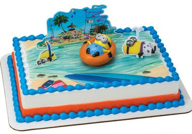 Despicable Me 2 Beach Party Cake