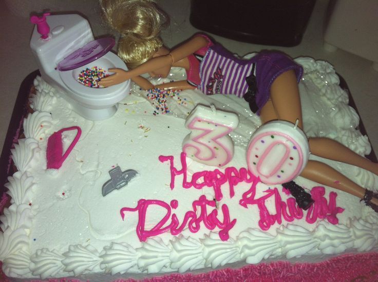 8 Funny 30th Birthday Cakes For Women Photo Dirty 30 Birthday Cake