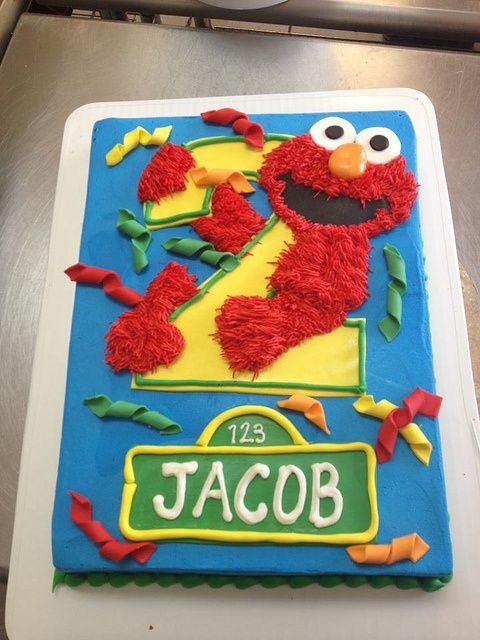 Elmo Birthday Sheet Cakes Elmo Birthday Sheet Cakes