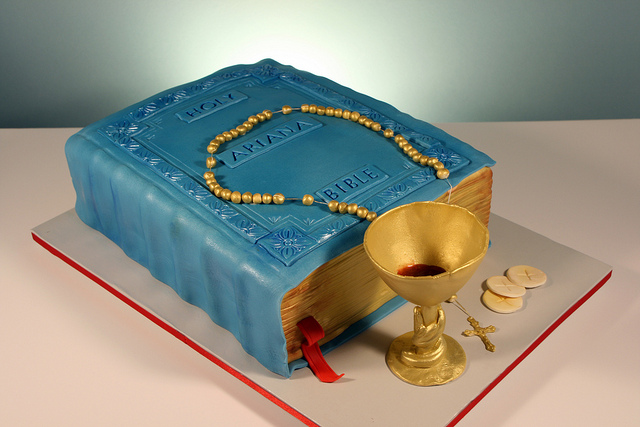 First Communion Bible Cake First Communion Bible Cake