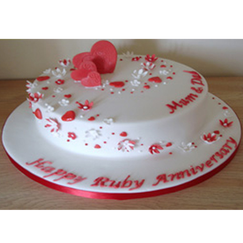 Fondant Birthday Cake Fondant Birthday Cake