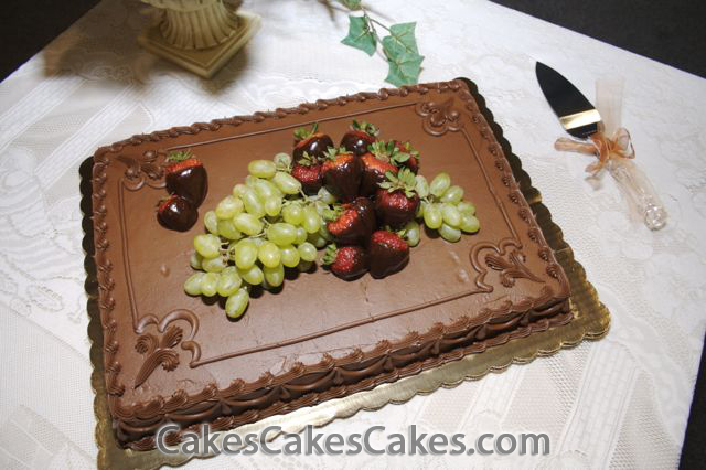 Fresh Fruit Sheet Cake Fresh Fruit Sheet Cake