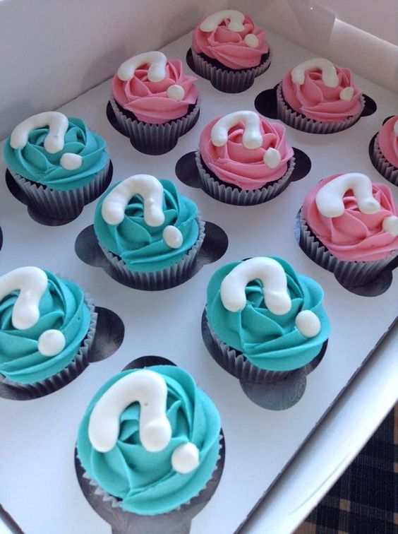 Gender Reveal Cupcakes Gender Reveal Cupcakes