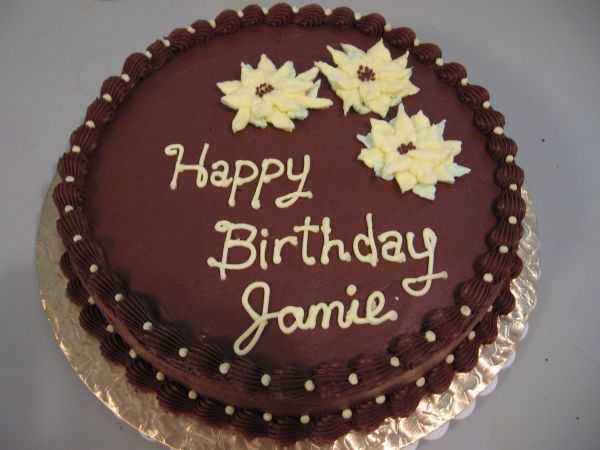 Happy Birthday Jamie Cake.