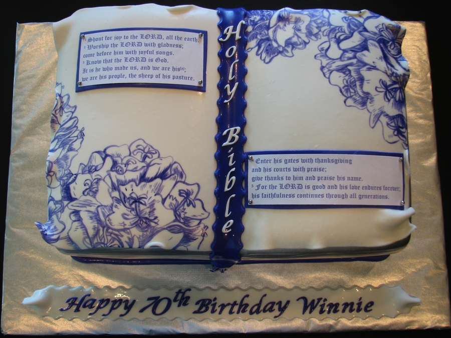 Holy Bible Cake Holy Bible Cake