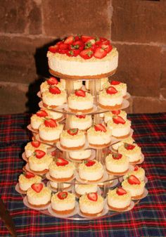 Mini Cheesecake Wedding Cake Mini Cheesecake Wedding Cake