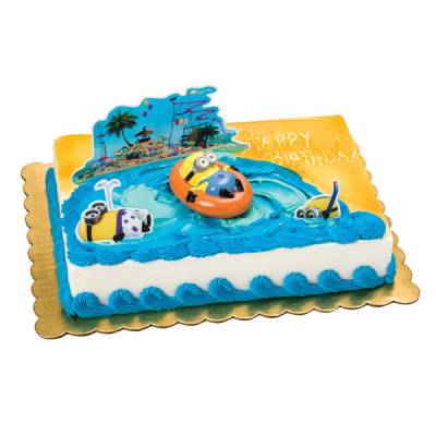 Minions Beach Party Cake