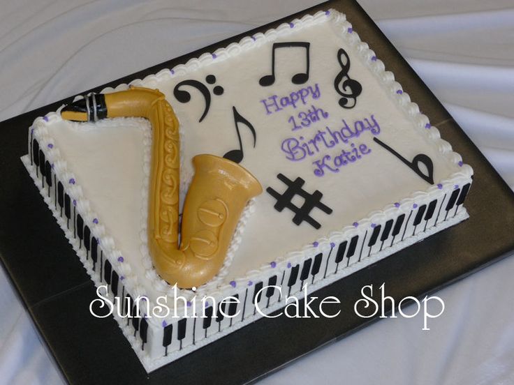 Music Themed Birthday Sheet Cakes Music Themed Birthday Sheet Cakes