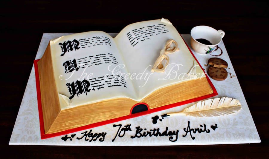 Open Book Cake Open Book Cake