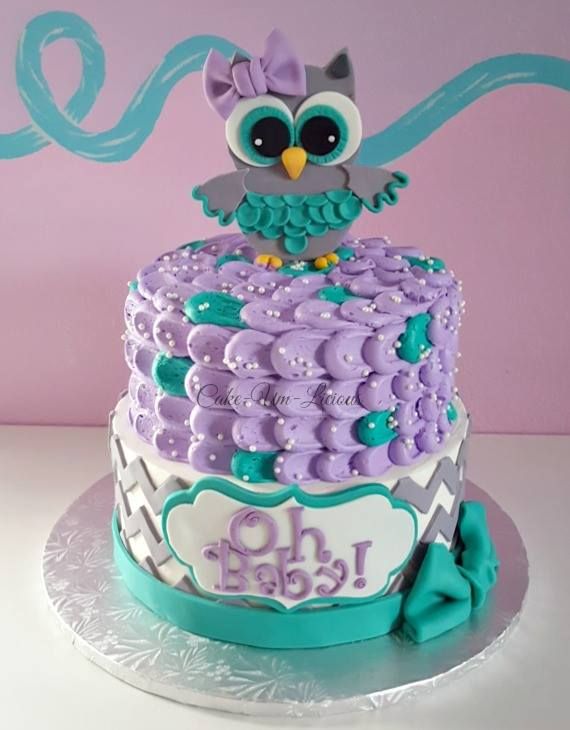 Baby Shower Cakes Butterfly Lavender Yellow Baby Shower Cakes Butterfly Lavender Yellow