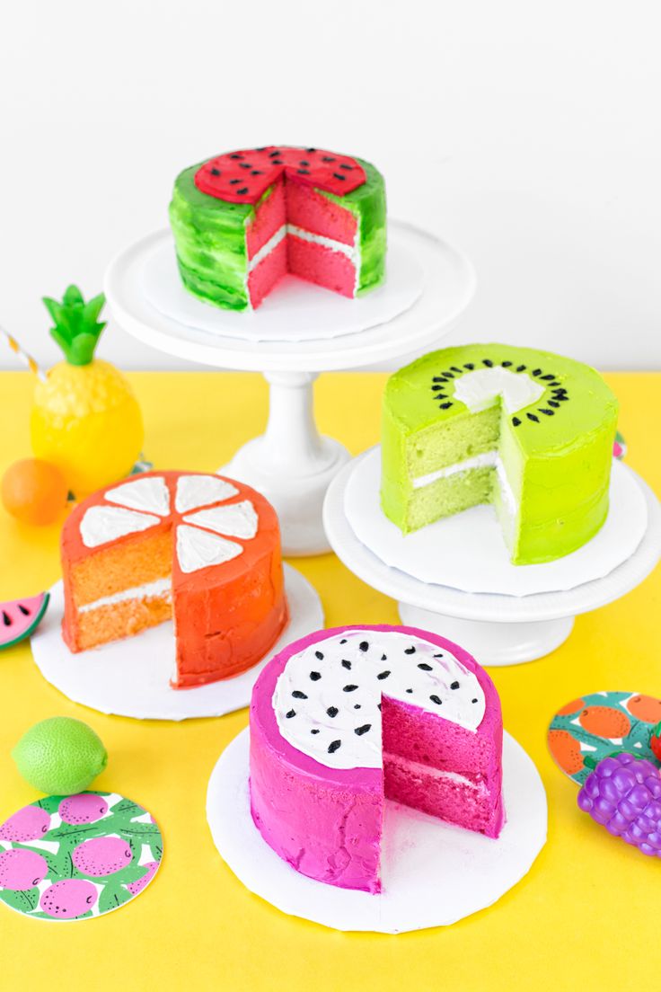 Pinterest Fruit Slice Cakes