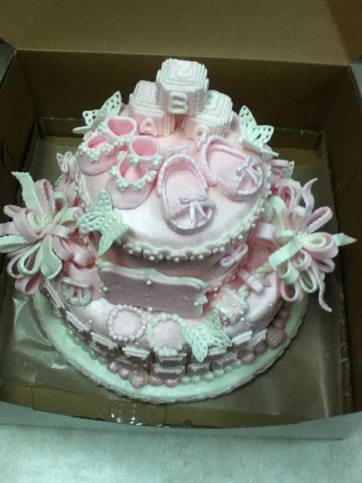 Pinterest Girl Baby Shower Cakes