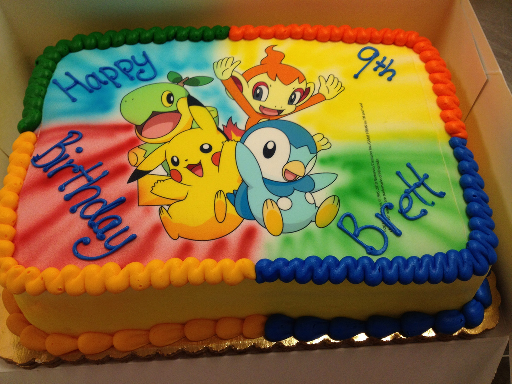 Pokemon Birthday Cake Pokemon Birthday Cake
