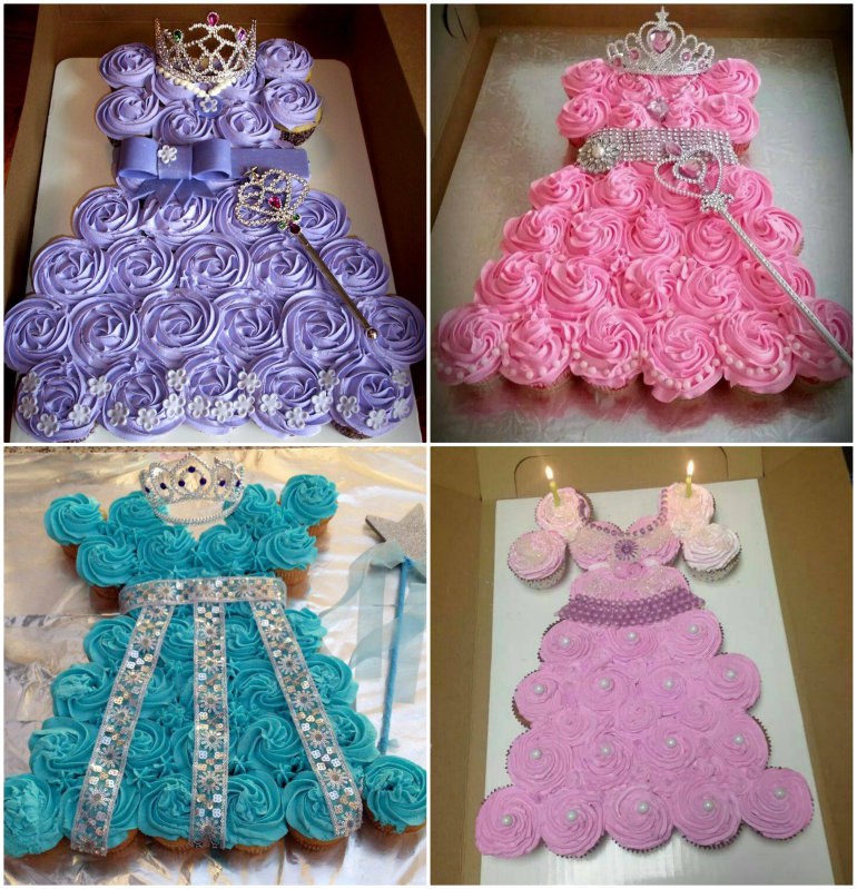 Princess Dress Cupcake Cake Princess Dress Cupcake Cake