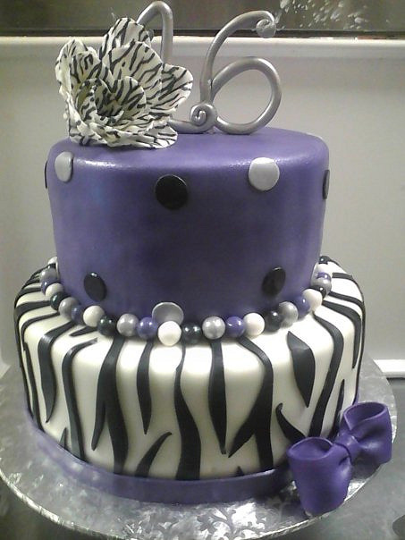 Purple Sweet 16 Birthday Cakes Purple Sweet 16 Birthday Cakes