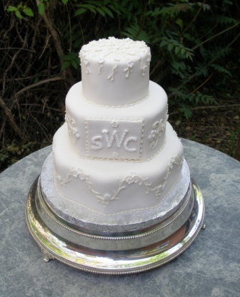 Simple White Wedding Cake Simple White Wedding Cake