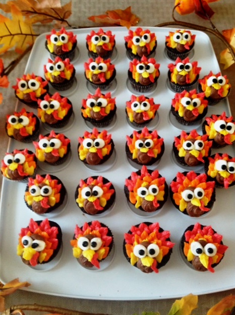 Thanksgiving Chocolate Cupcakes Thanksgiving Chocolate Cupcakes