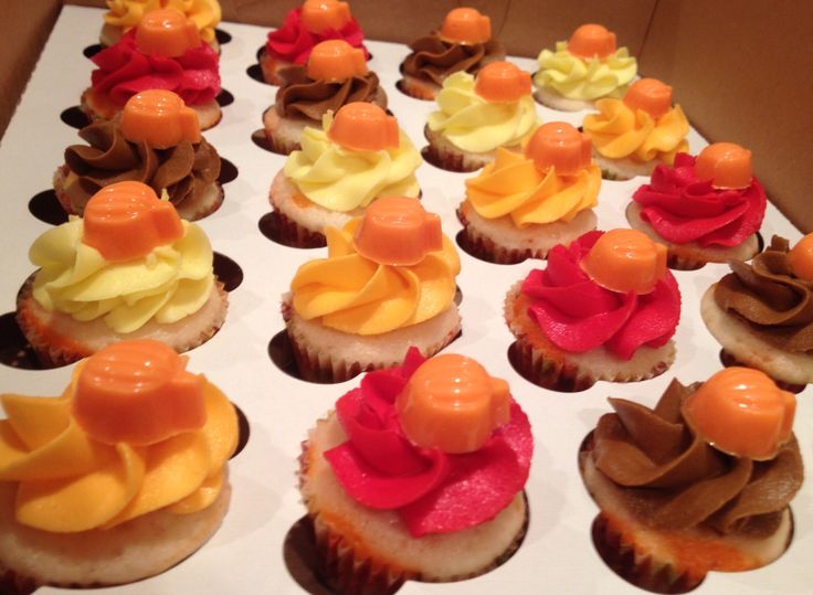 Thanksgiving Mini-Cupcakes Thanksgiving Mini-Cupcakes