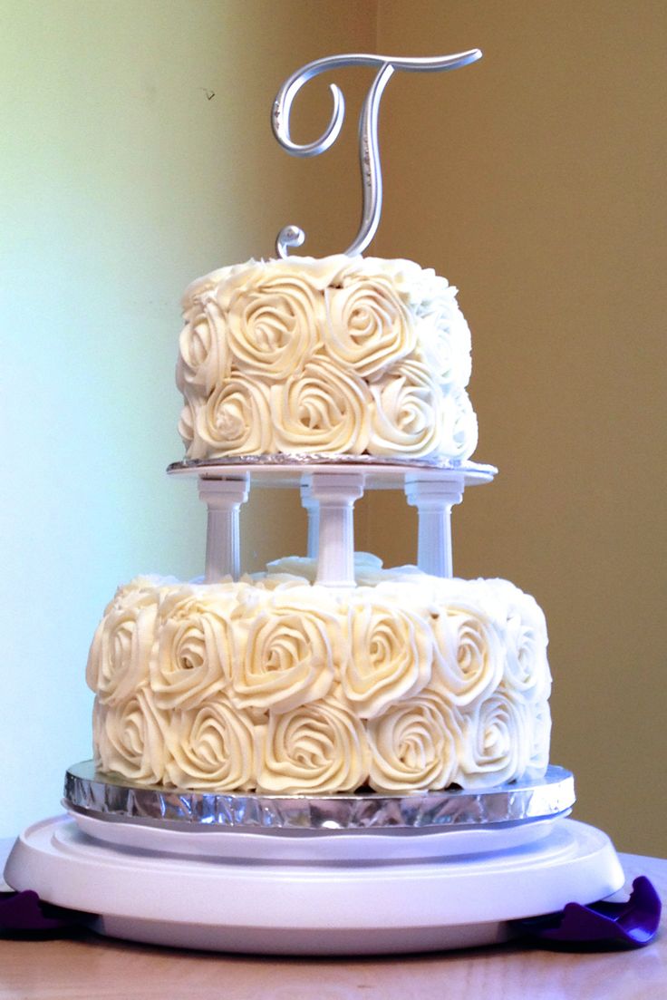 Wedding Cake with Cream Cheese Frosting Wedding Cake with Cream Cheese Frosting