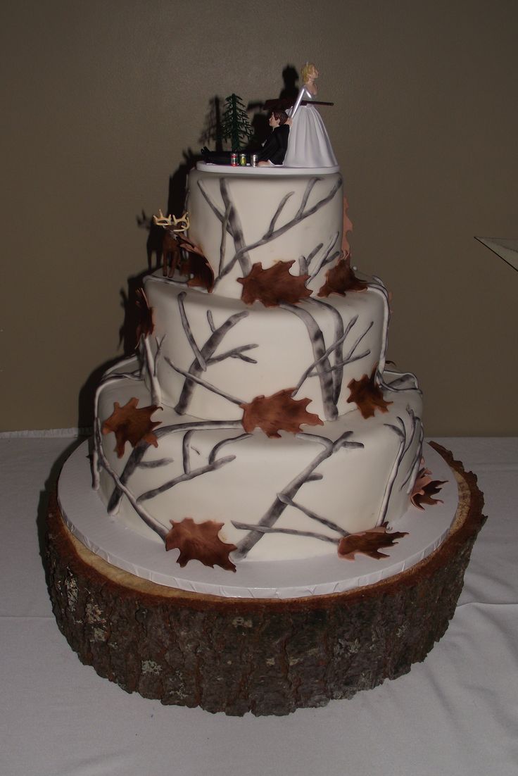 White Camo Wedding Cakes White Camo Wedding Cakes