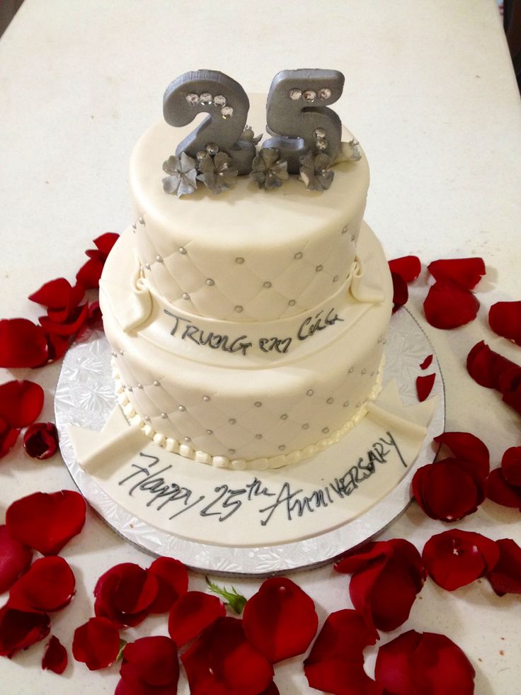 25 Year Wedding Anniversary Cake Ideas 25 Year Wedding Anniversary Cake Ideas