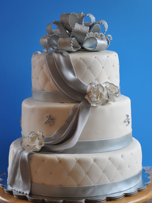 25th Anniversary Cake 25th Anniversary Cake