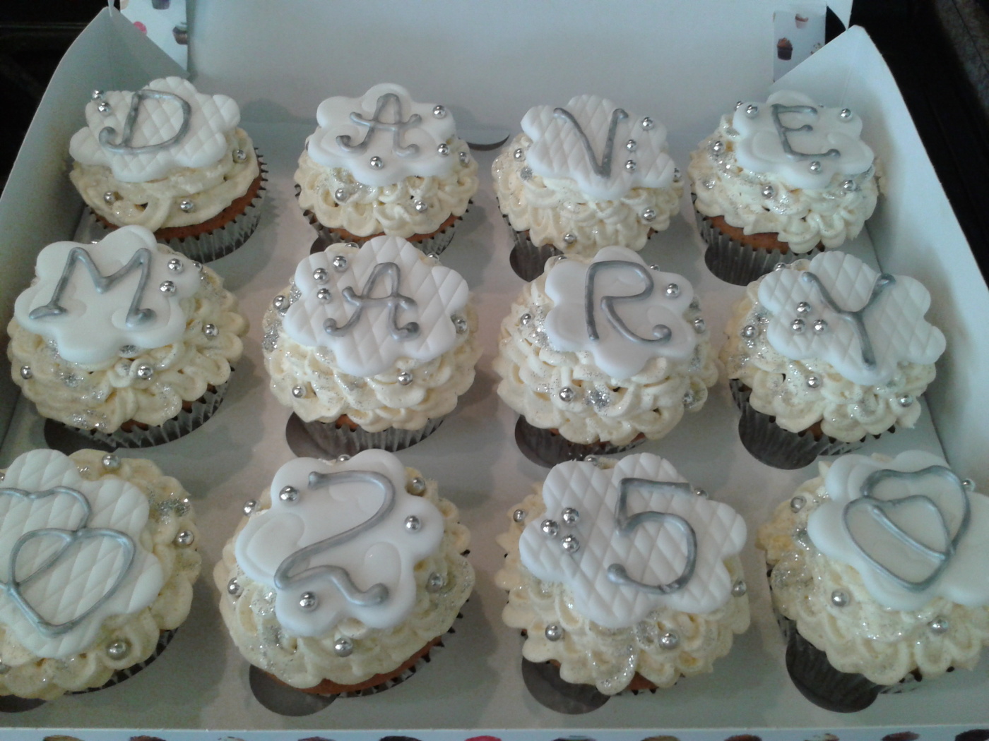 25th Anniversary Cupcake Ideas 25th Anniversary Cupcake Ideas