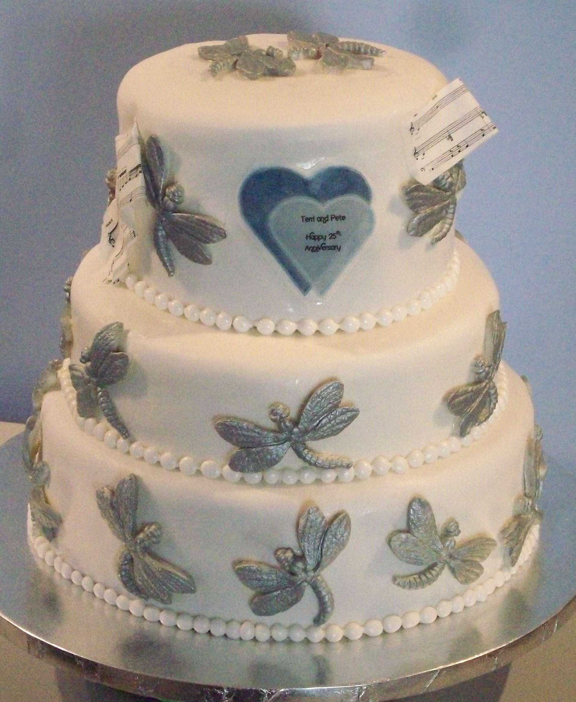 25th Wedding Anniversary Cake 25th Wedding Anniversary Cake