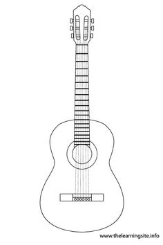 acoustic guitar cake template printable - Sinma picture relating to Printable Guitar Templates known as acoustic guitar cake template printable - Sinma