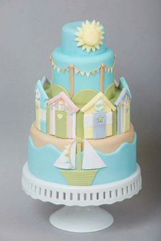 Beach Theme Birthday Cake Beach Theme Birthday Cake